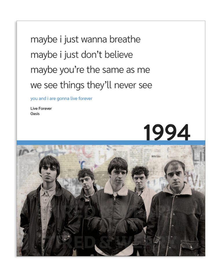 Live Forever by Oasis